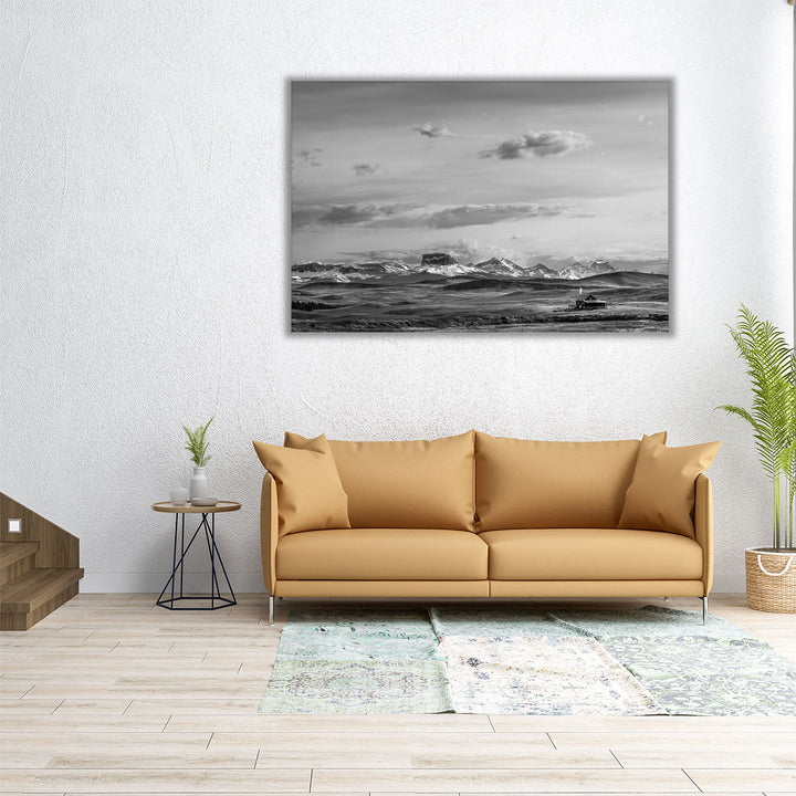 Mountain Cabin II - Canvas Print Wall Art