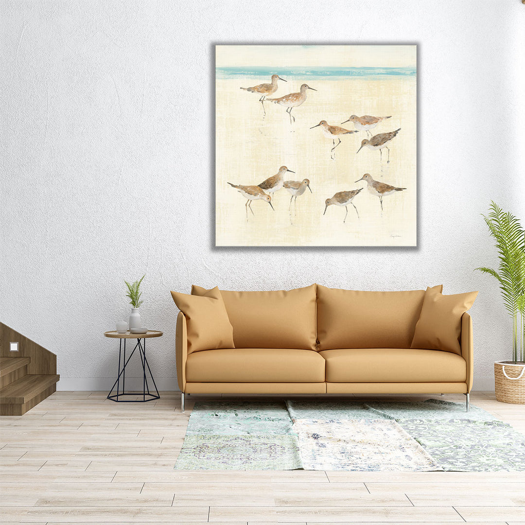 Sandpipers - Canvas Print Wall Art