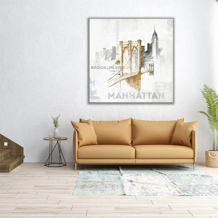 Brooklyn Bridge - Canvas Print Wall Art