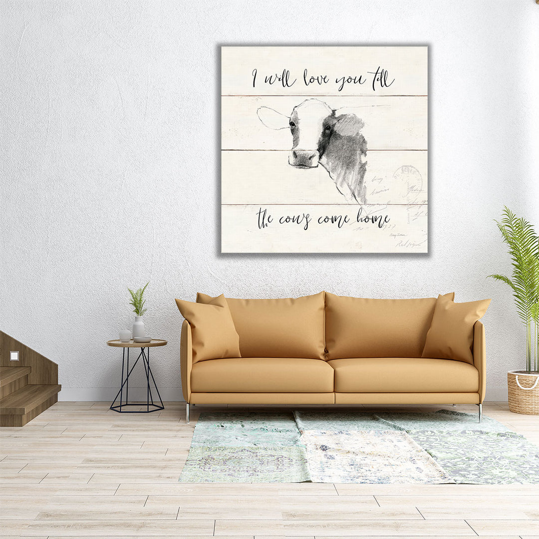 Life at Home VI Shiplap - Canvas Print Wall Art