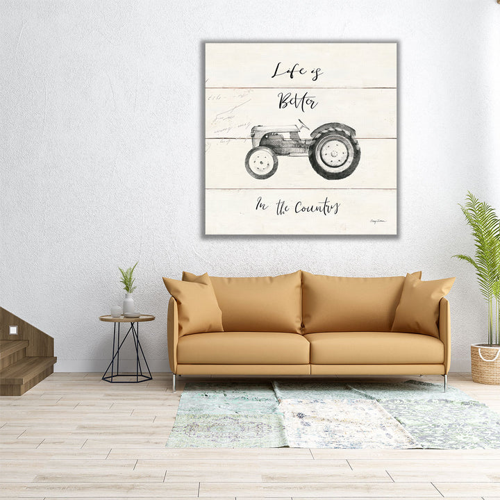 Life at Home II Shiplap - Canvas Print Wall Art