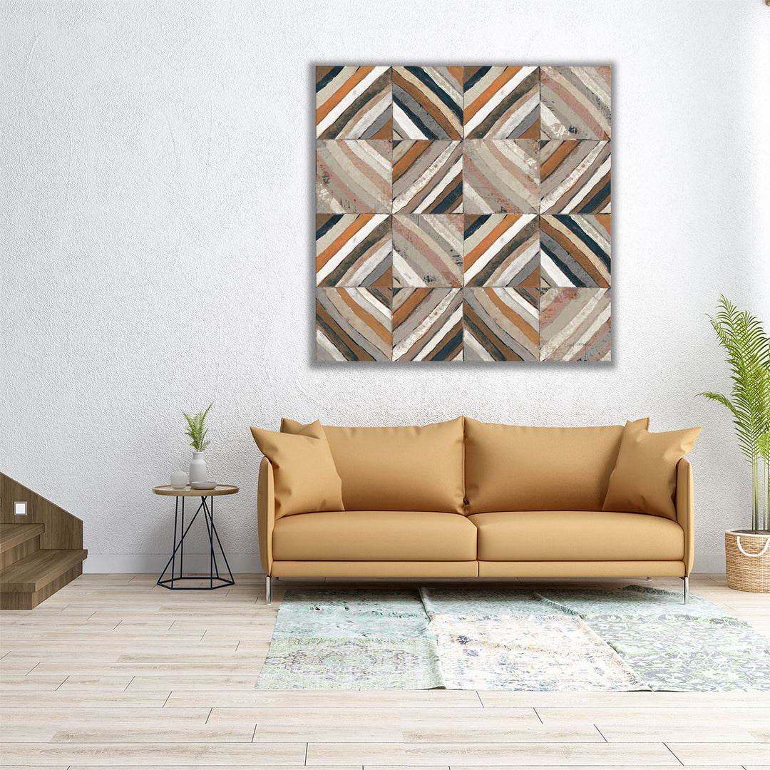 The Center II Abstract Warm - Canvas Print Wall Art