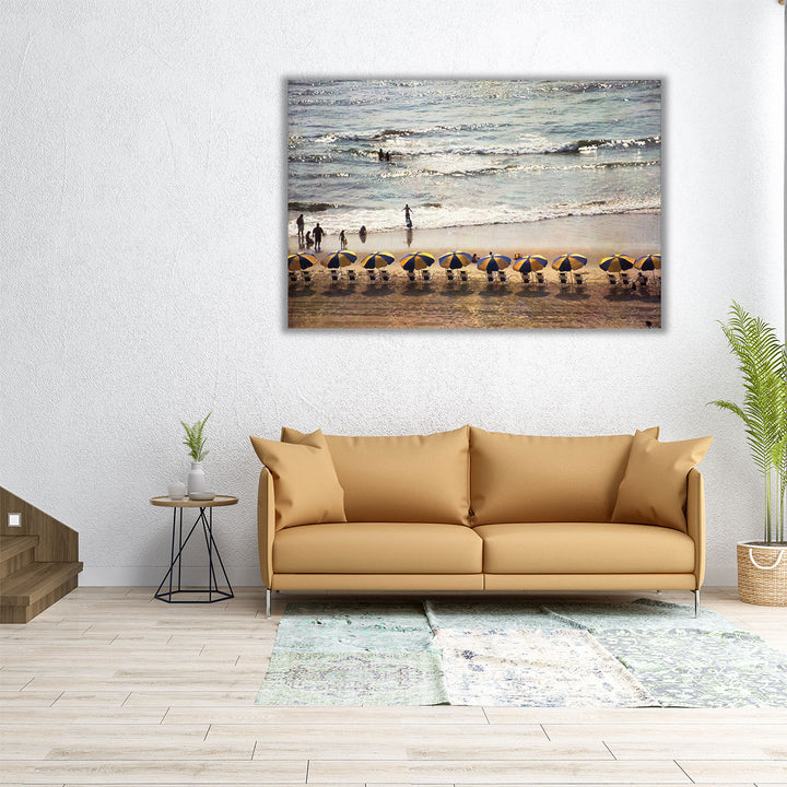 A Day at the Beach - Canvas Print Wall Art