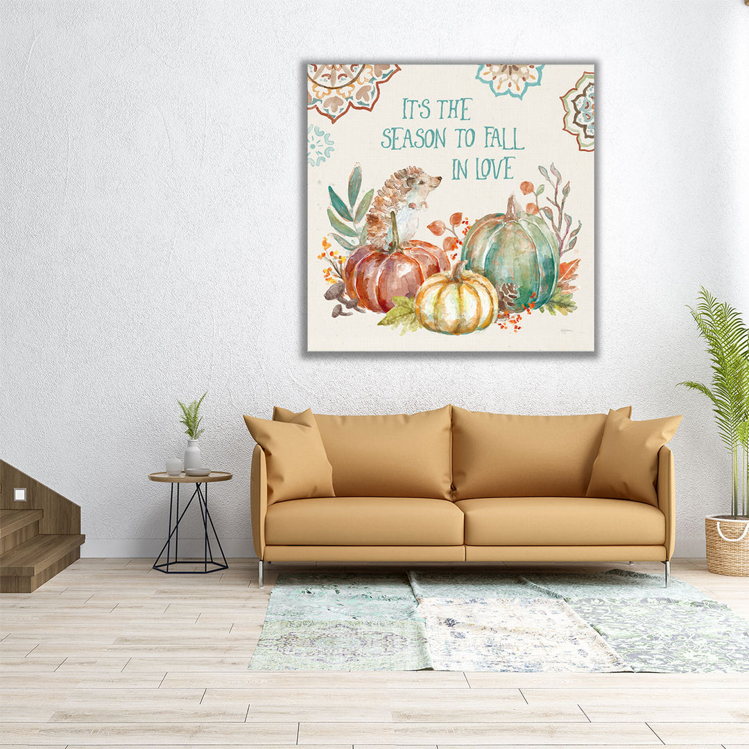 Autumn Friends III - Canvas Print Wall Art