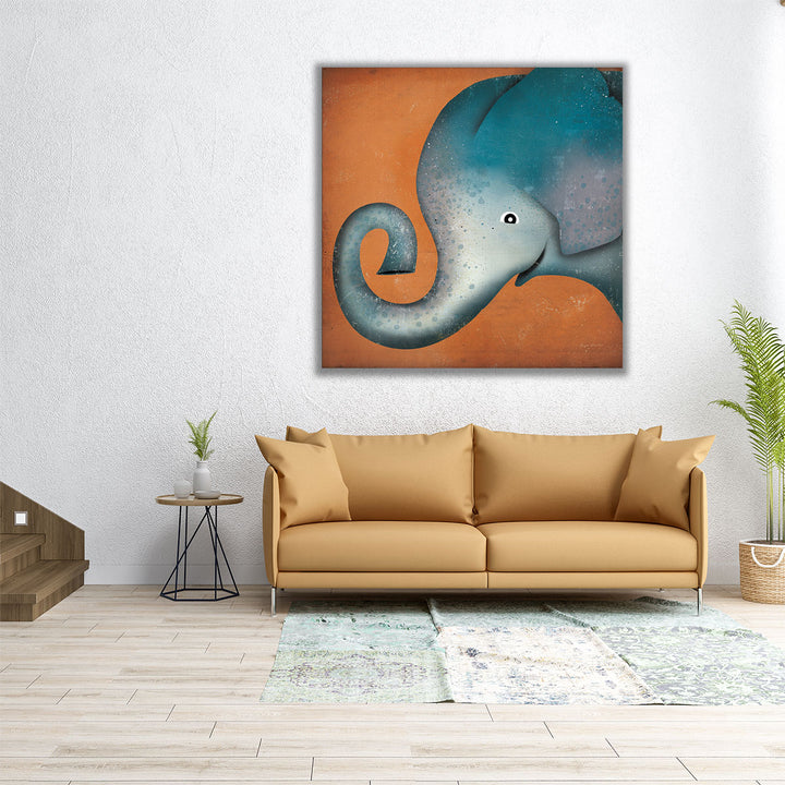 Elephant Wow - Canvas Print Wall Art