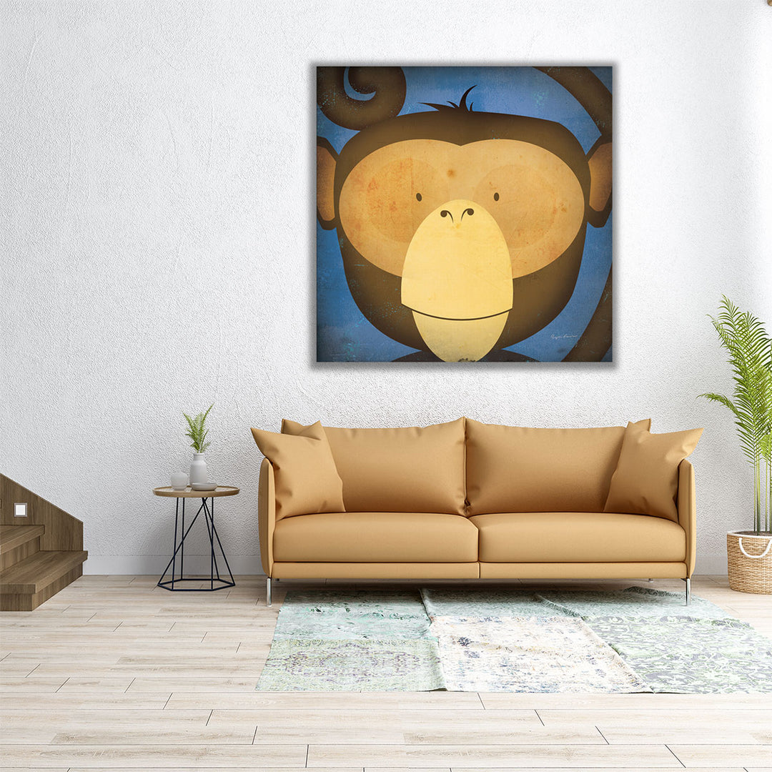 Monkey Wow - Canvas Print Wall Art