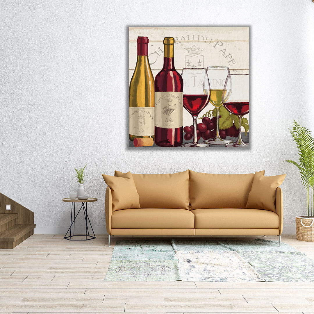 Wine Tasting II- Canvas Print Wall Art 