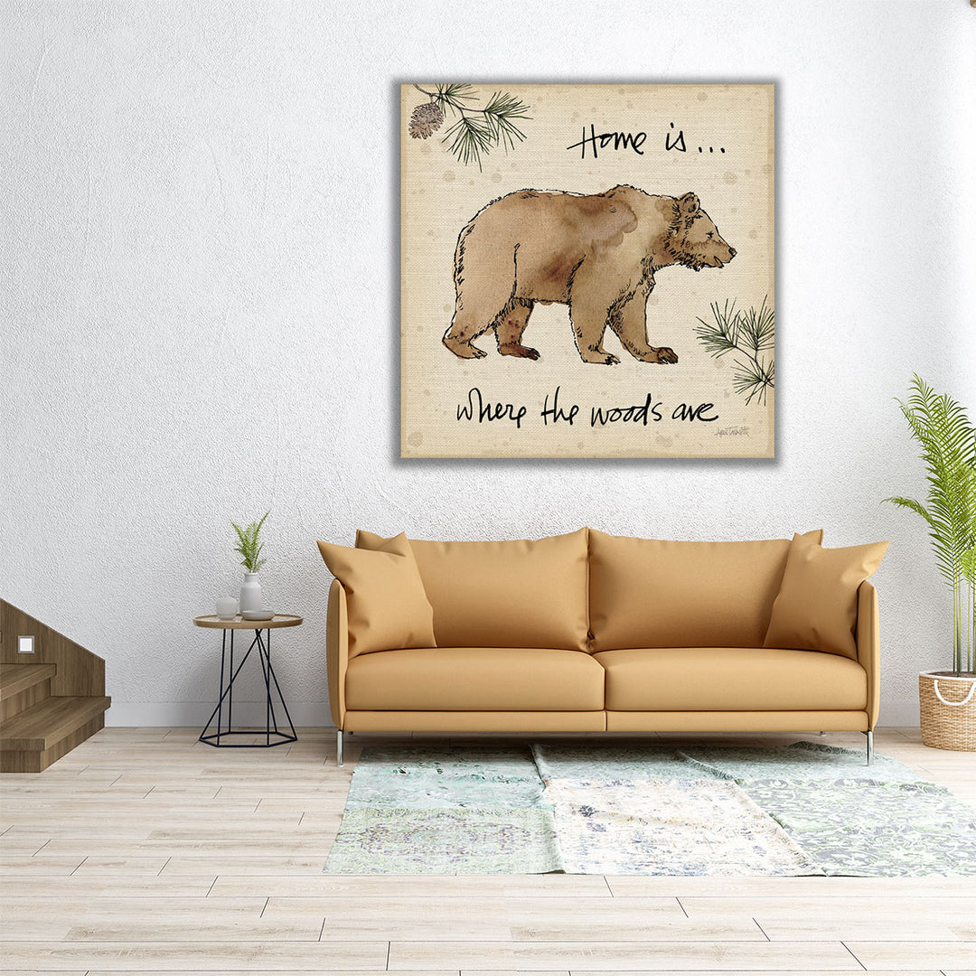 Lodge Life I - Canvas Print Wall Art