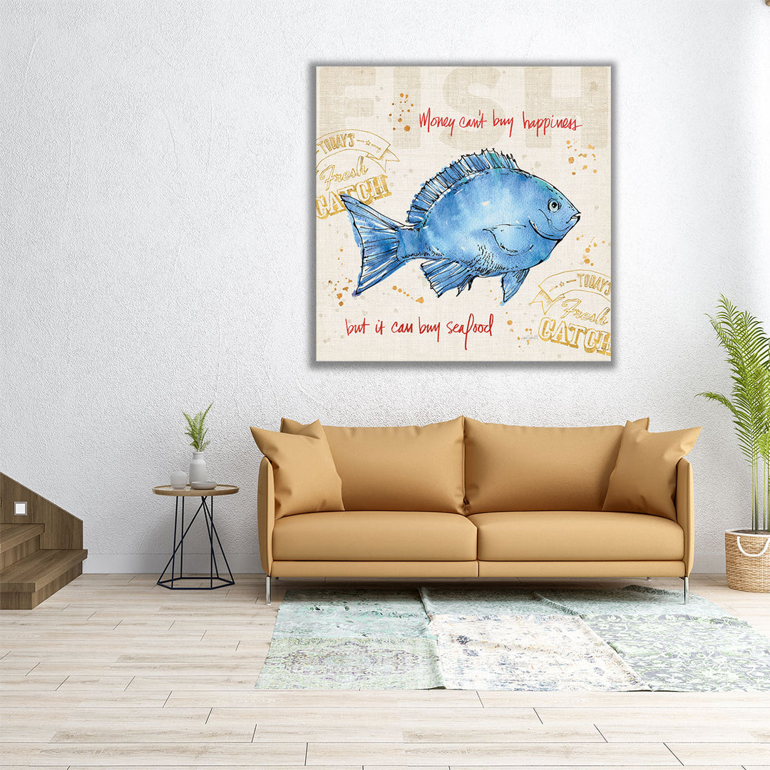 Coastal Catch III - Canvas Print Wall Art