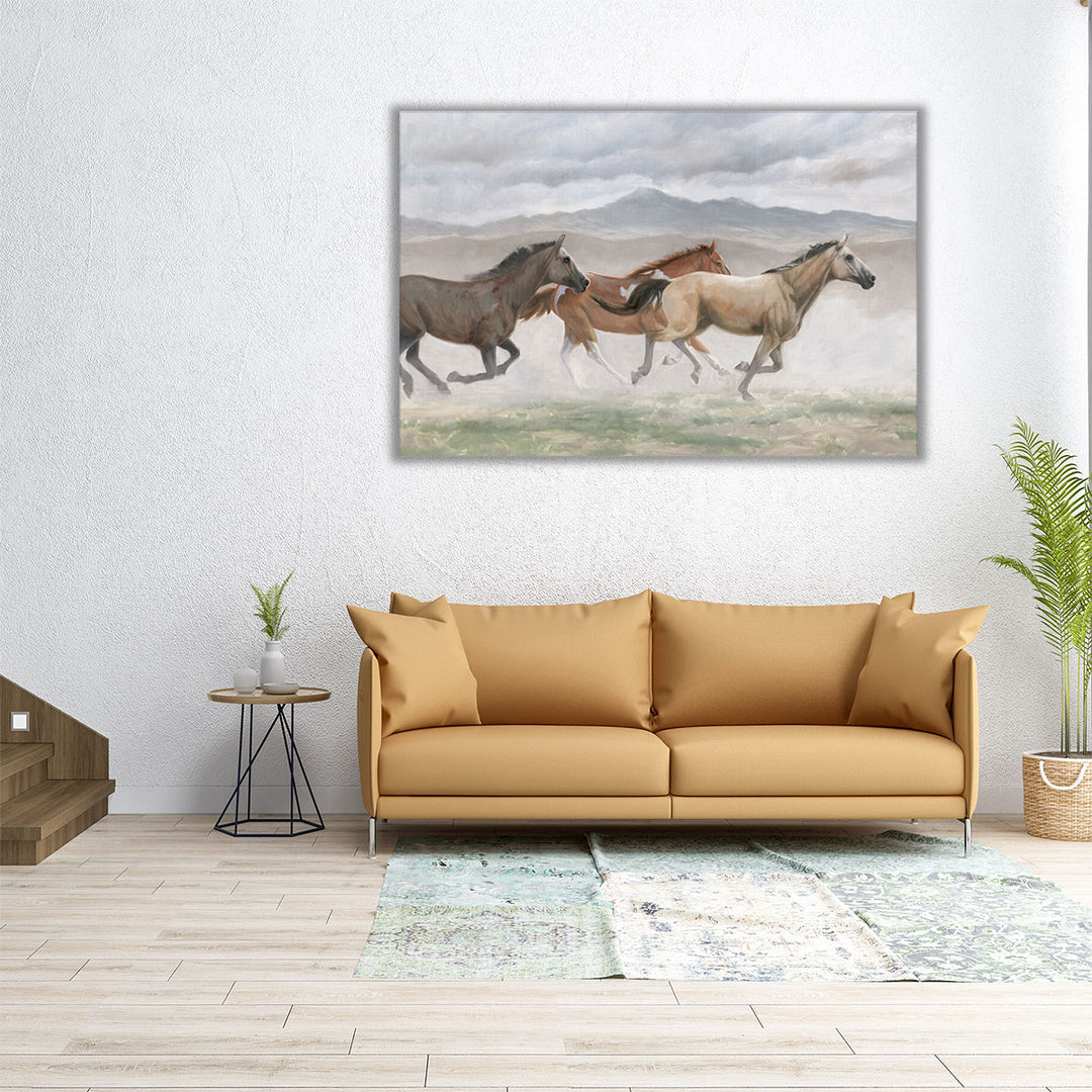 Wild Horses - Canvas Print Wall Art