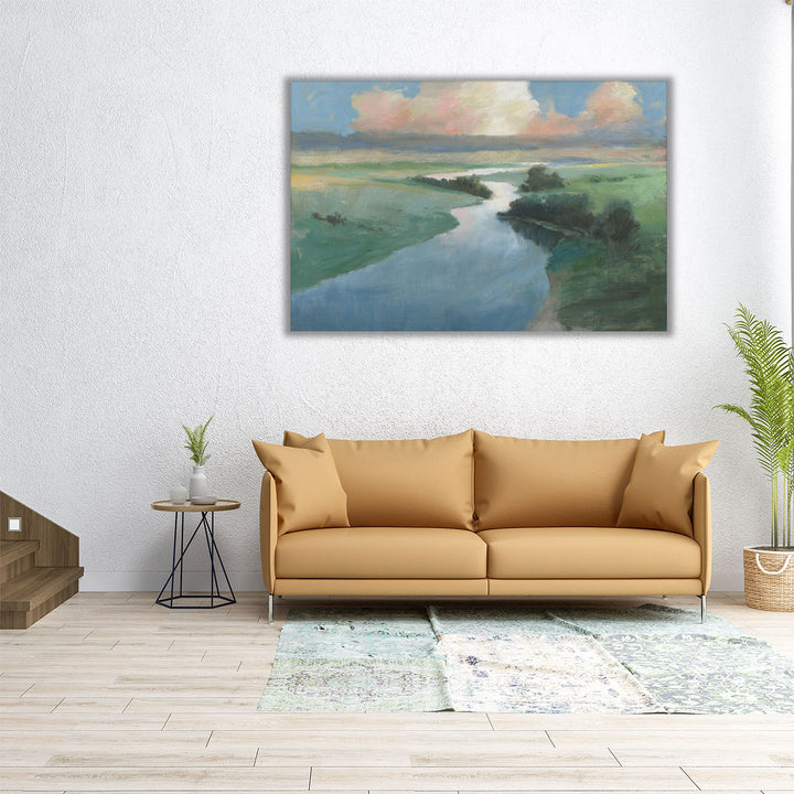 January Landscape - Canvas Print Wall Art