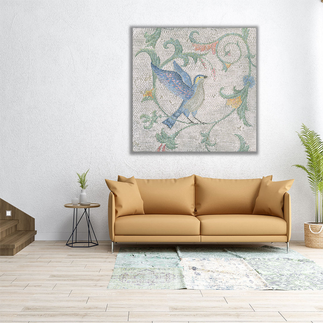 Mosaic Birds I - Canvas Print Wall Art