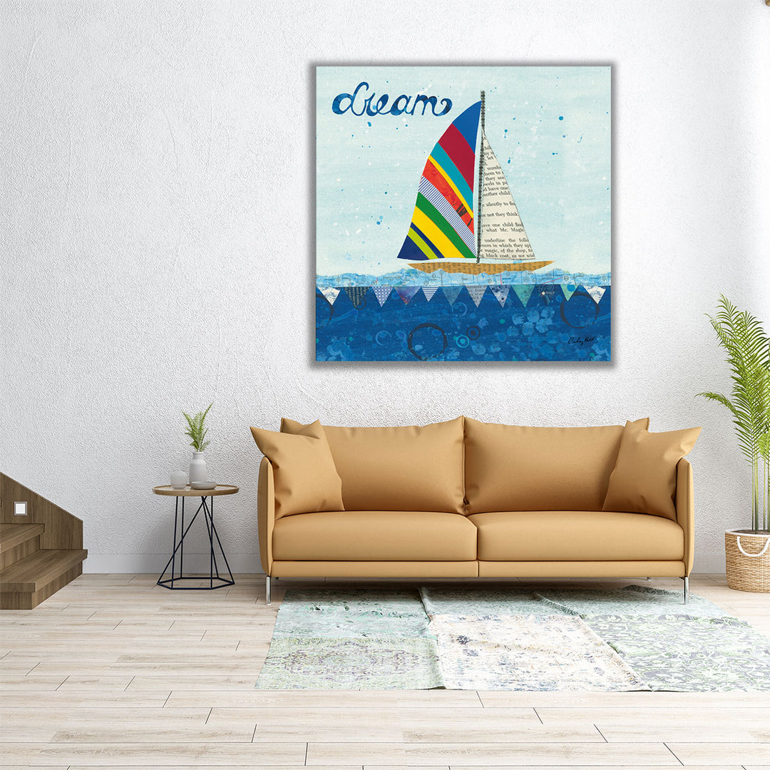 Rainbow Spinnakers II - Canvas Print Wall Art