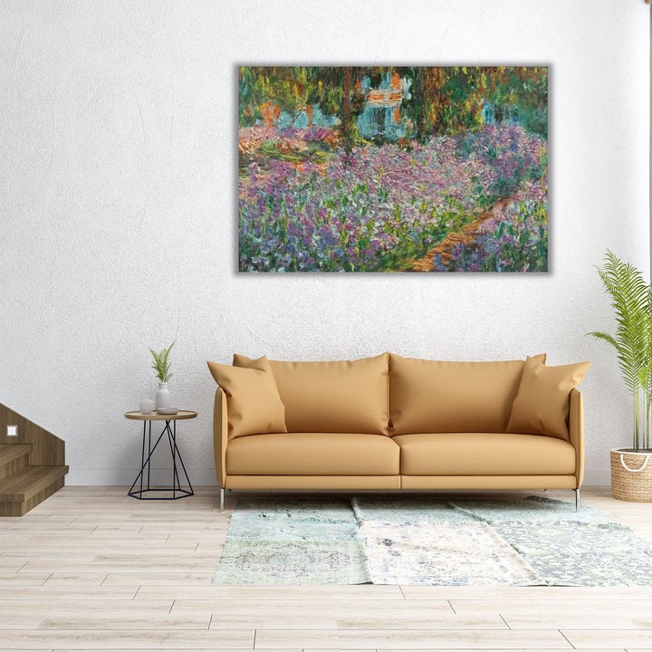 The Artist's Garden at Giverny, 1900 - Canvas Print Wall Art