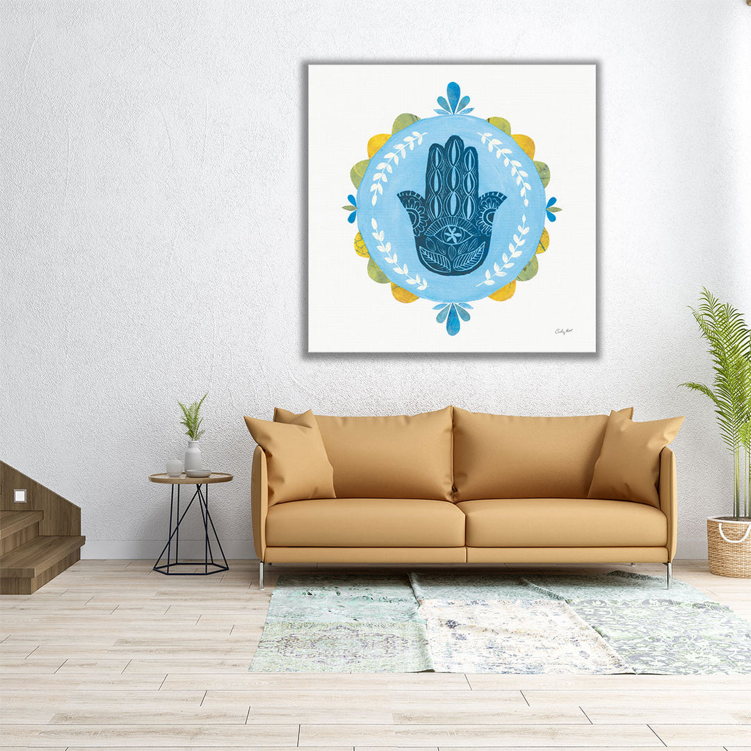 Hamsa Mandala I - Canvas Print Wall Art