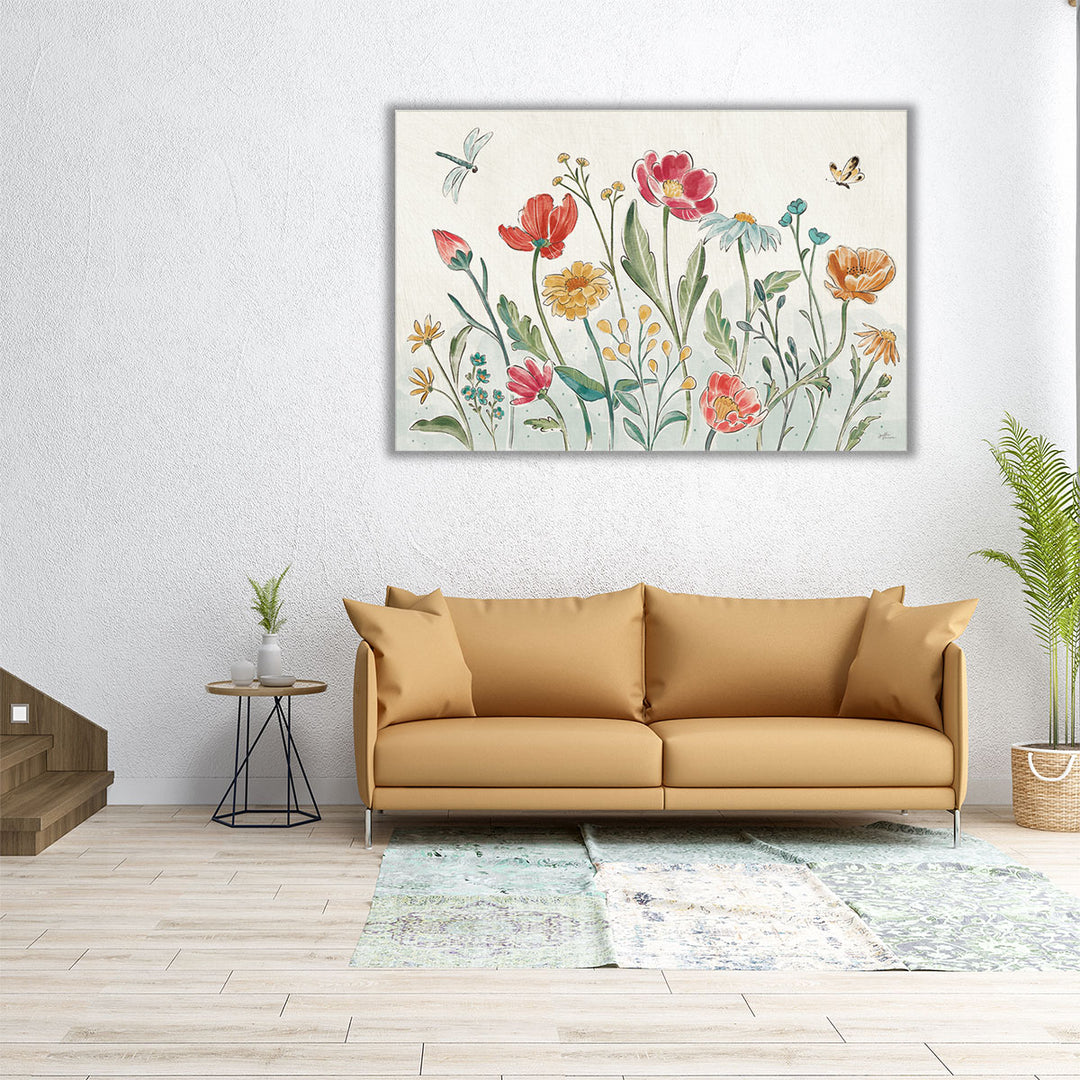 Boho Field I - Canvas Print Wall Art