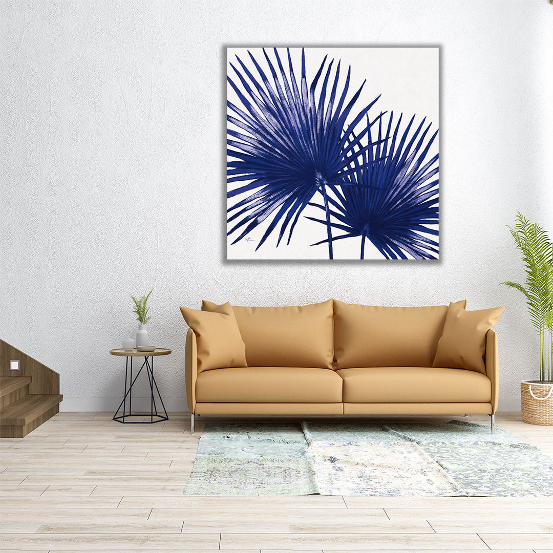 Welcome To Paradise XII Indigo - Canvas Print Wall Art