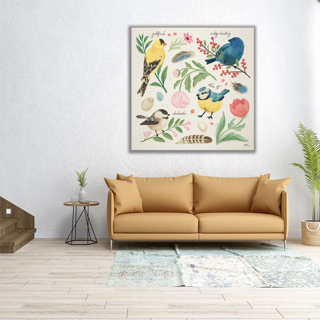 Bird Study II - Canvas Print Wall Art