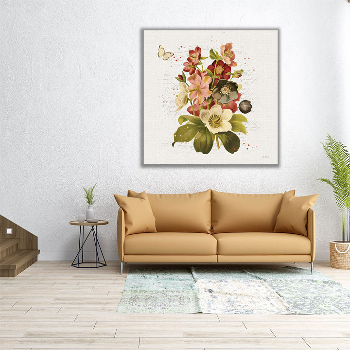 Vintage Petals VI - Canvas Print Wall Art