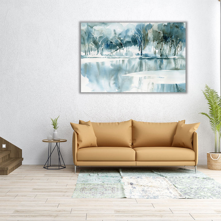 Blue Reflections - Canvas Print Wall Art