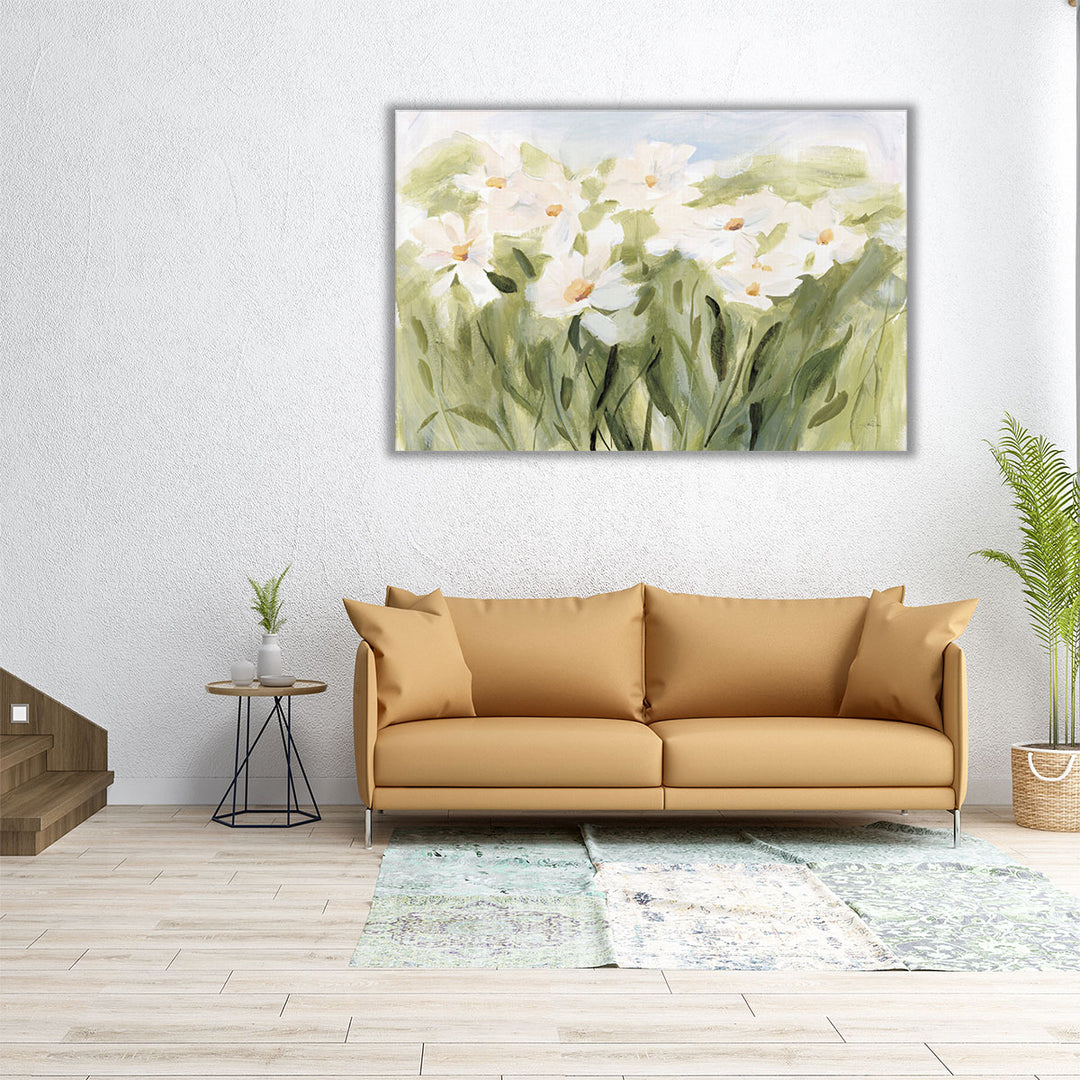 Daisy Meadow - Canvas Print Wall Art