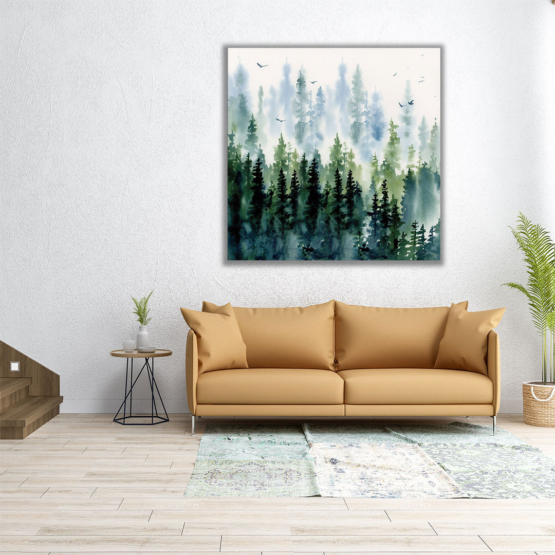 Evening Treeline - Canvas Print Wall Art