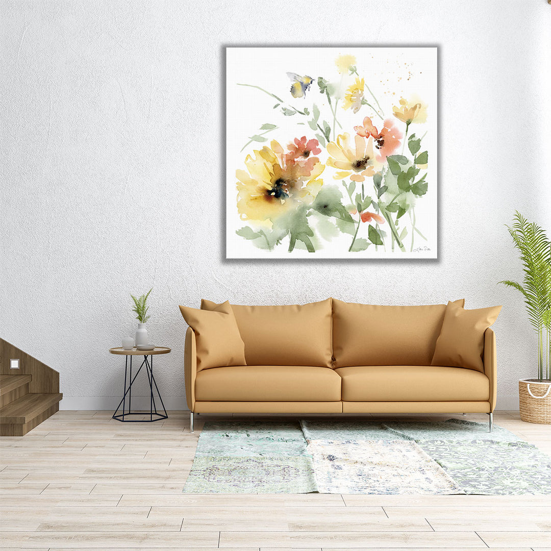 Sunflower Meadow I - Canvas Print Wall Art