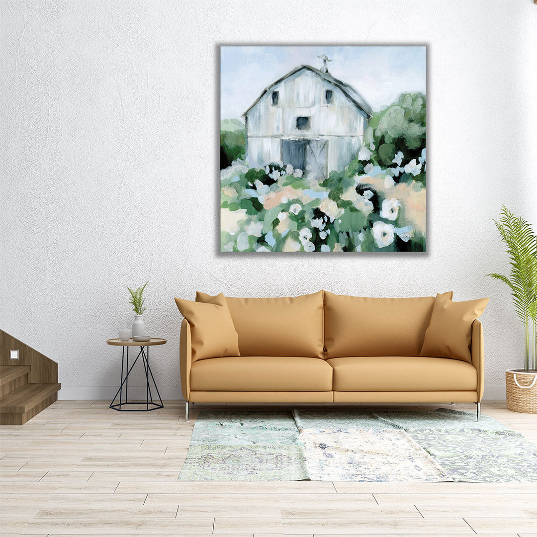 Summer Barn - Canvas Print Wall Art