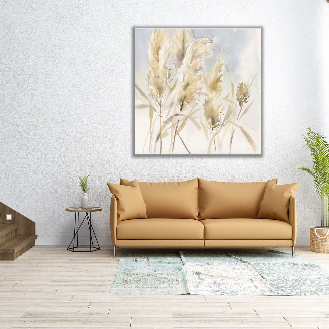 Pampas Grasses - Canvas Print Wall Art