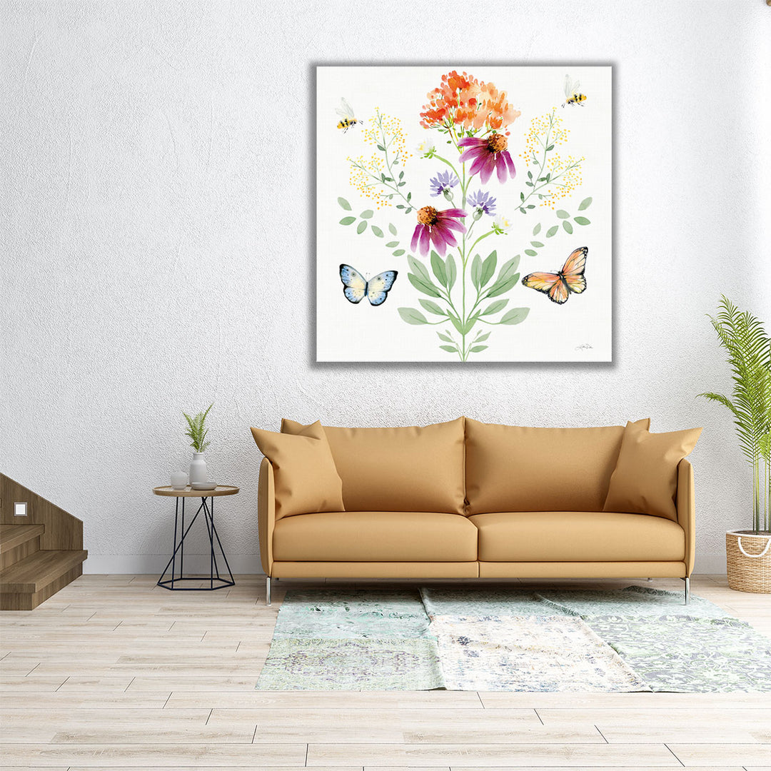 Wild for Wildflowers VIII - Canvas Print Wall Art