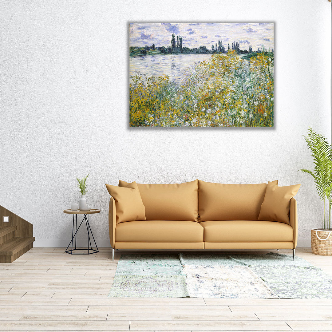 Ile aux Fleurs near Vetheuil, 1880 - Canvas Print Wall Art