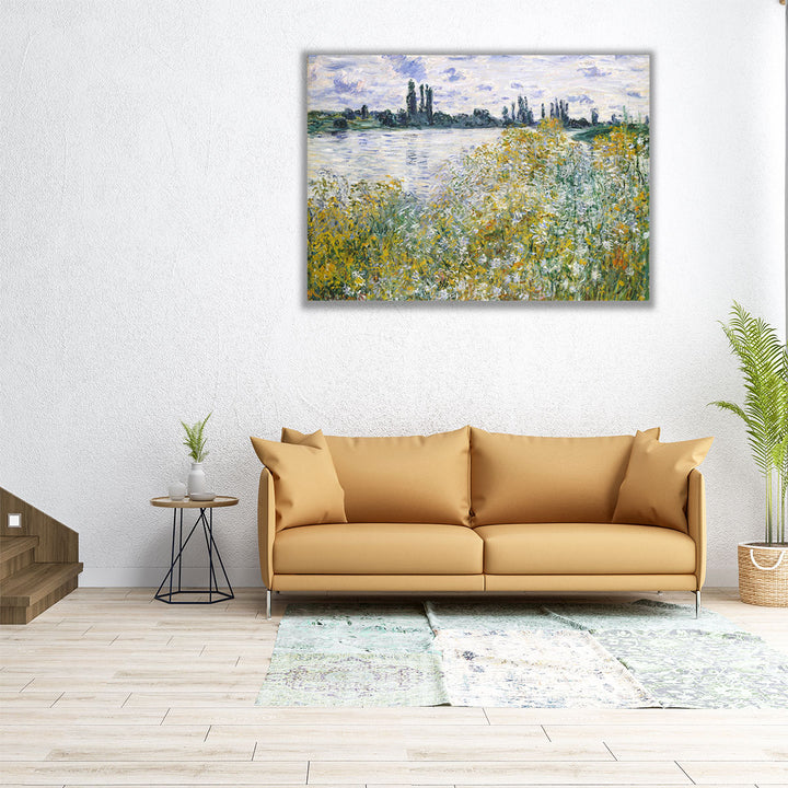 Ile aux Fleurs near Vetheuil, 1880 - Canvas Print Wall Art