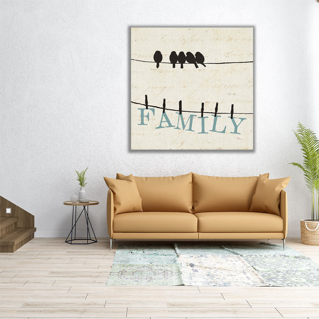 Bird Talk III - Canvas Print Wall Art