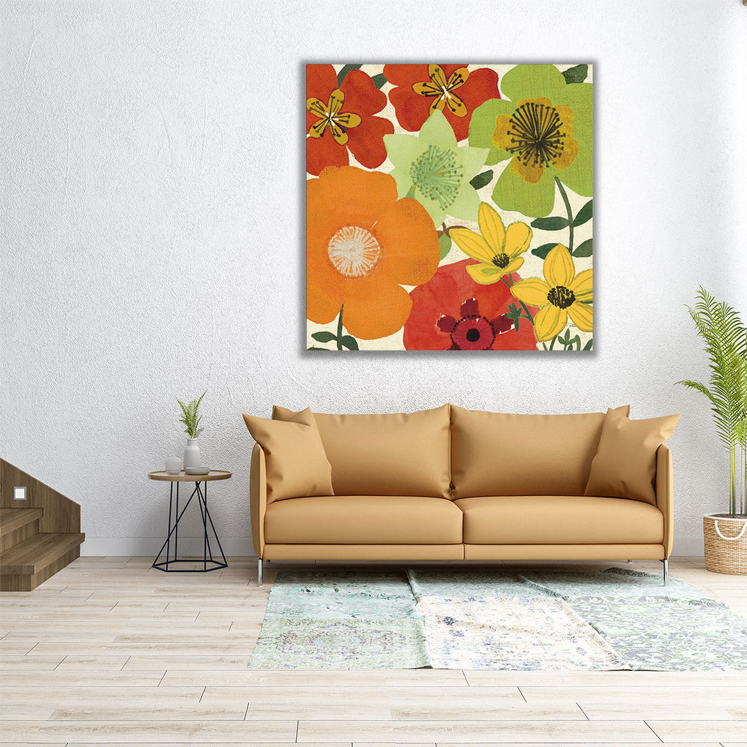 Garden Brights I - Canvas Print Wall Art