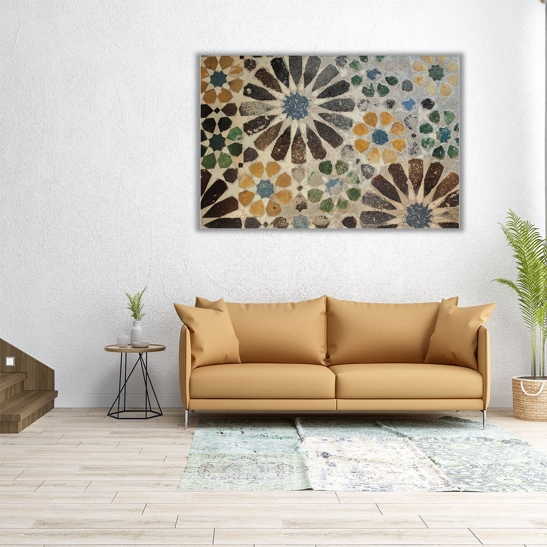 Alhambra Tile I - Canvas Print Wall Art