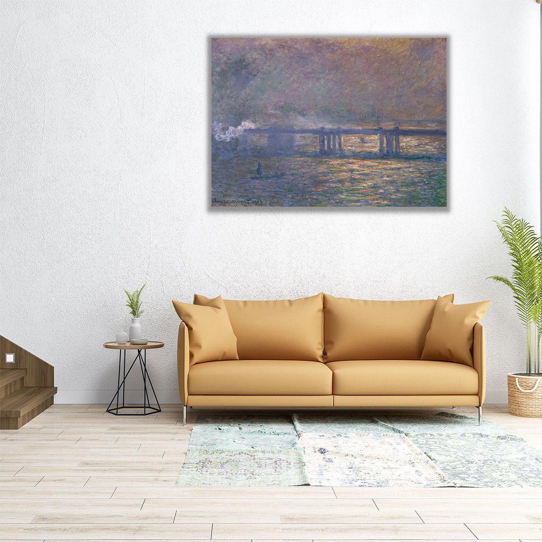 Charing Cross Bridge, 1903 - Canvas Print Wall Art