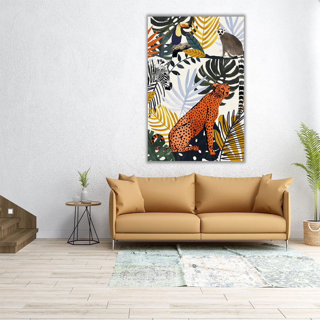 Jungle Jumble I - Canvas Print Wall Art