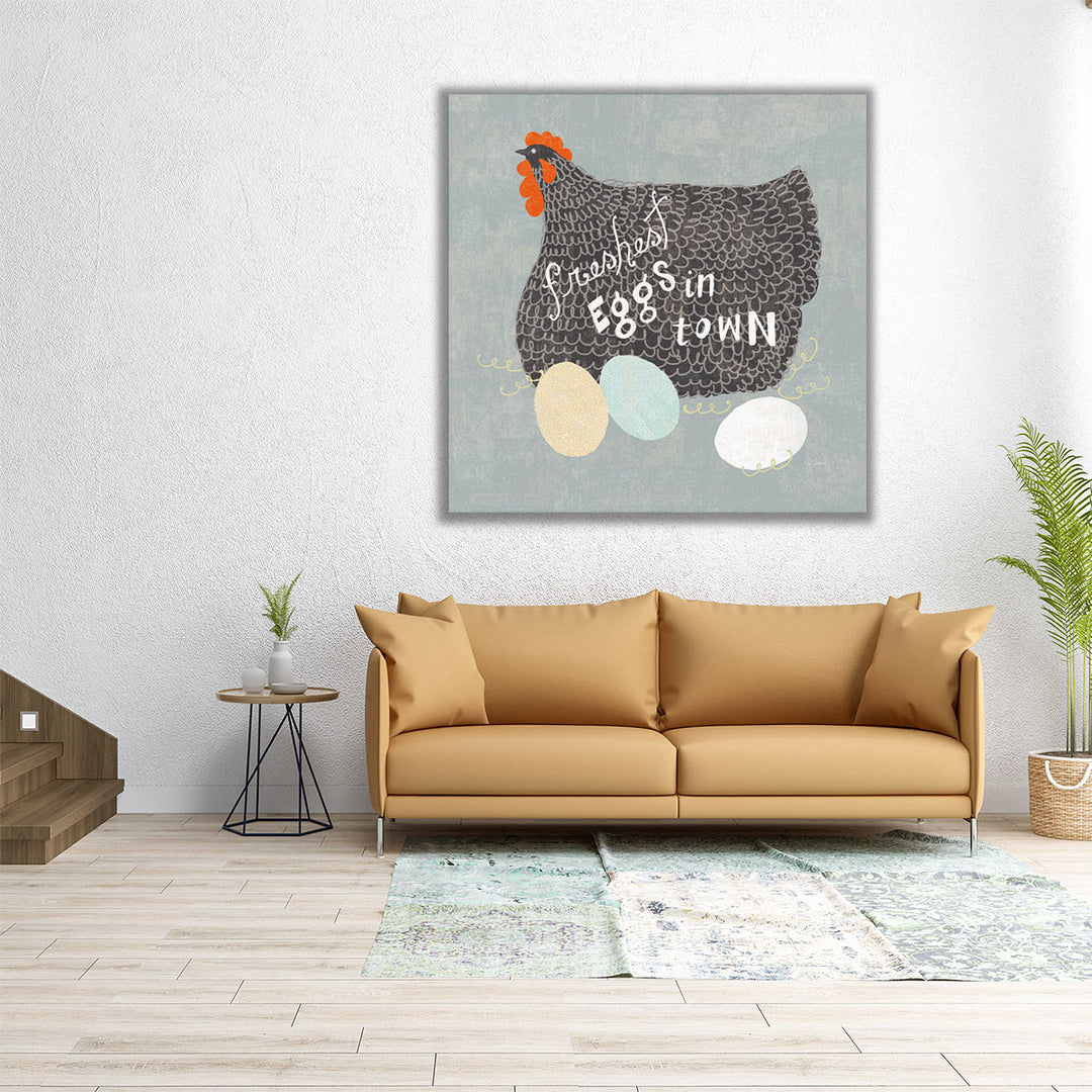 Fresh Eggs II - Canvas Print Wall Art