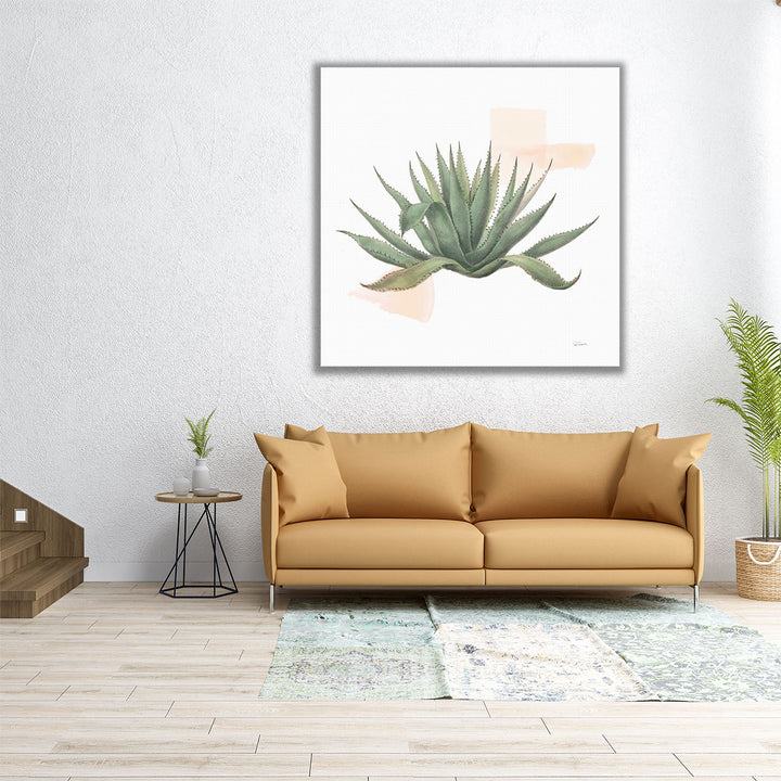 Desert Color Succulent I - Canvas Print Wall Art