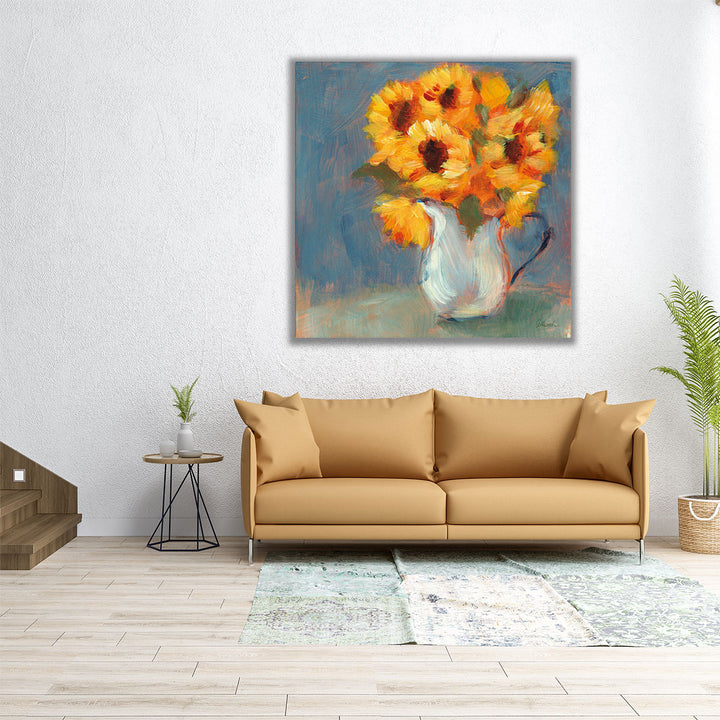 Kitchen Sunflowers - Canvas Print Wall Art