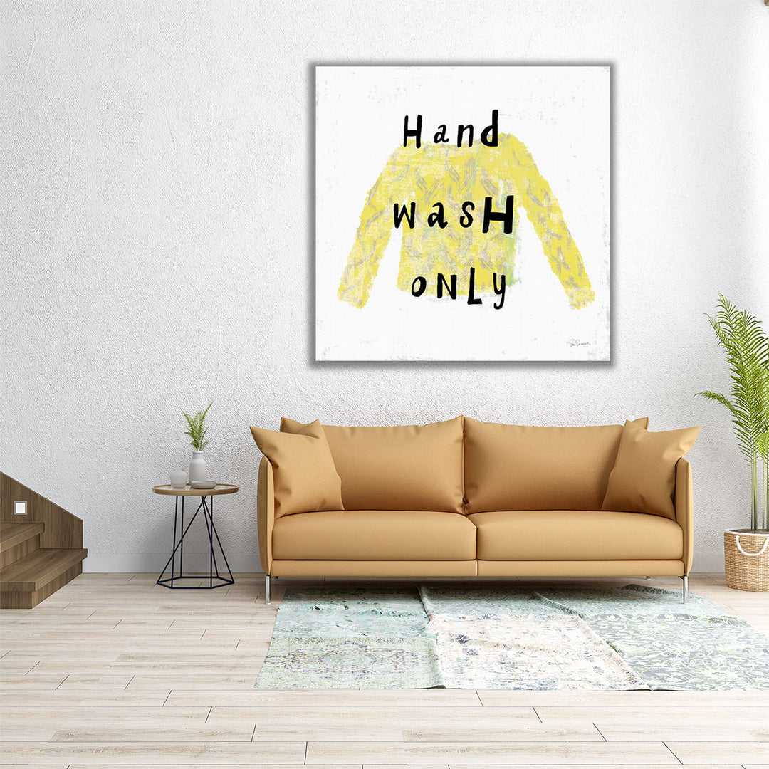 Laundry Rules IV - Canvas Print Wall Art