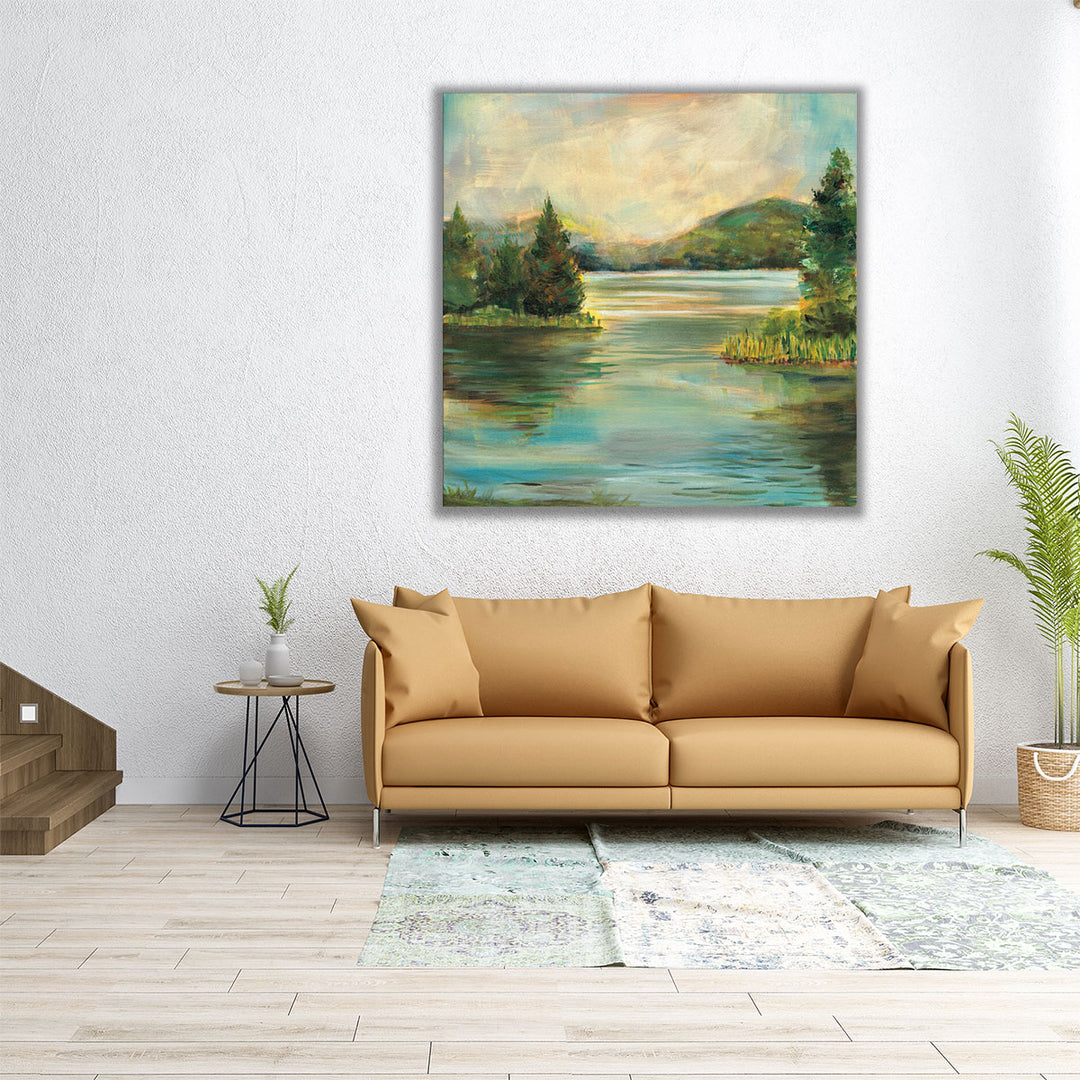 Silver Lake - Canvas Print Wall Art