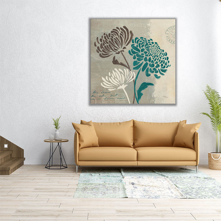 Chrysanthemums II - Canvas Print Wall Art