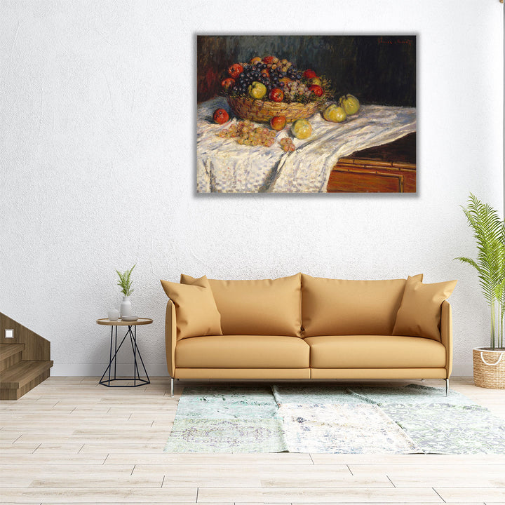 Apples and Grapes, 1879-1880 - Canvas Print Wall Art