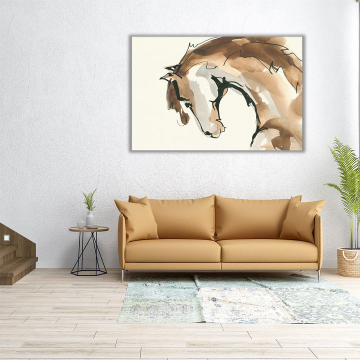 Horse Head II - Canvas Print Wall Art