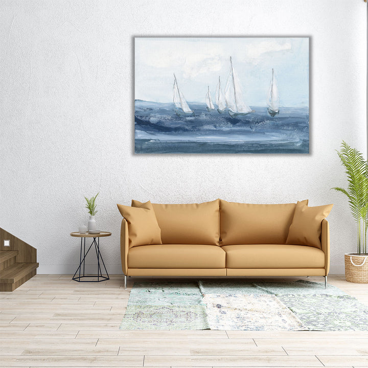 Group Sail I - Canvas Print Wall Art