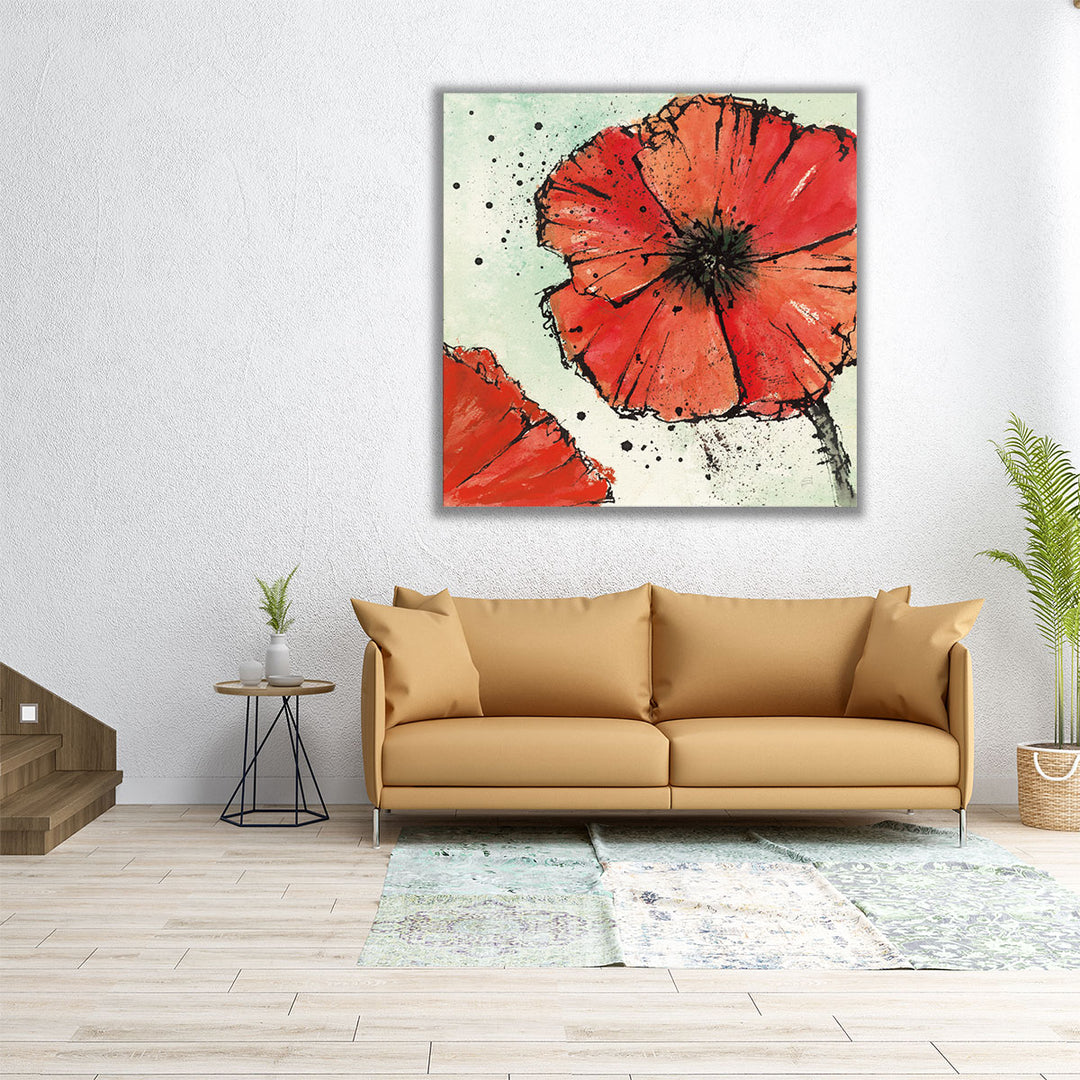 Not a California Poppy IV - Canvas Print Wall Art