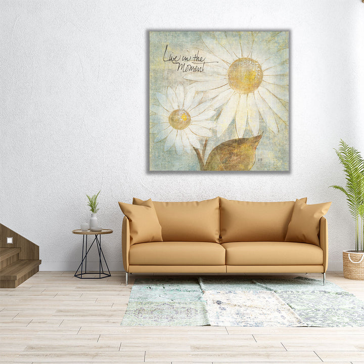 Daisy Do III - Live in the Moment - Canvas Print Wall Art