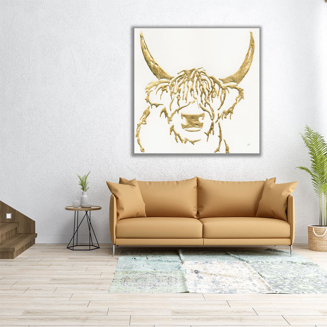 Gilded Highlander I - Canvas Print Wall Art