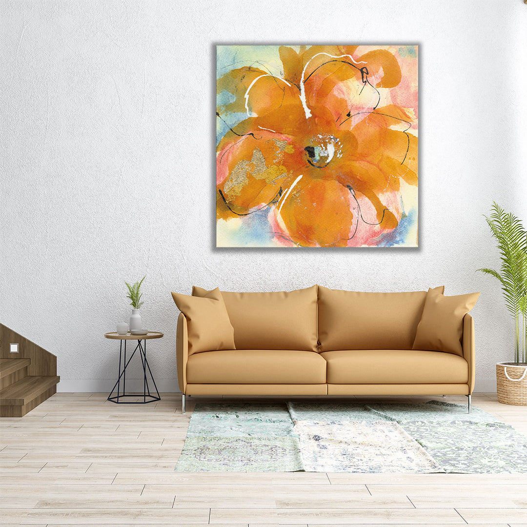 Amber Wash II - Canvas Print Wall Art